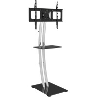Techly ICA-TR14 televizora stiprinājums 177,8 cm (70") Melns, Sudrabs