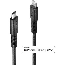 Lindy 3m Reinforced USB Type C to Lightning Cable