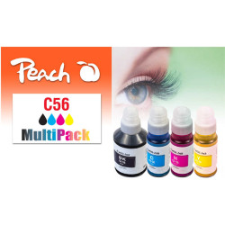 Peach 321697 tintes kārtridžs 4 pcs Saderība Standarta produktivitāte Melns, Tirkīzzils, Fuksīns, Dzeltens