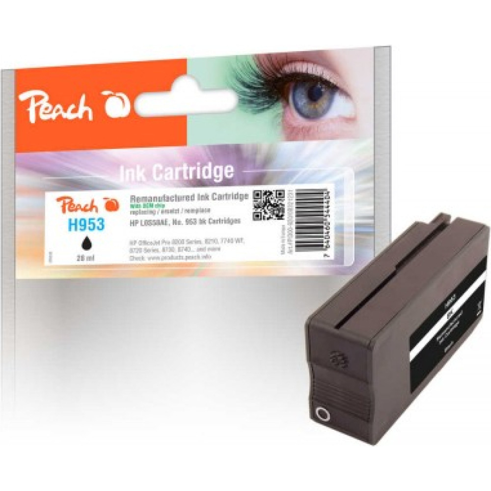 Peach PI300-920 tintes kārtridžs 1 pcs Saderība Standarta produktivitāte Melns