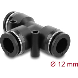 Delock Pneumatic connector 12 mm with two mounting holes T-shape