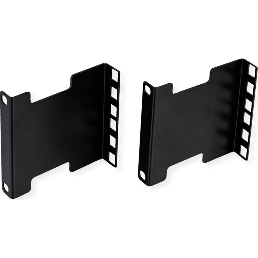 Value 19" Rack Depth Extender, 2 pcs, 2U, metal, 101.5mm