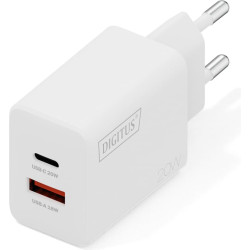 Digitus USB Charger 20W, 1x USB-C, 1x USB-A