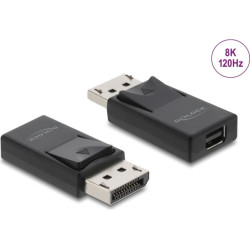 Delock DisplayPort to Mini DisplayPort Adapter 8K with HDR with HDR and HDCP Support - bidirectional