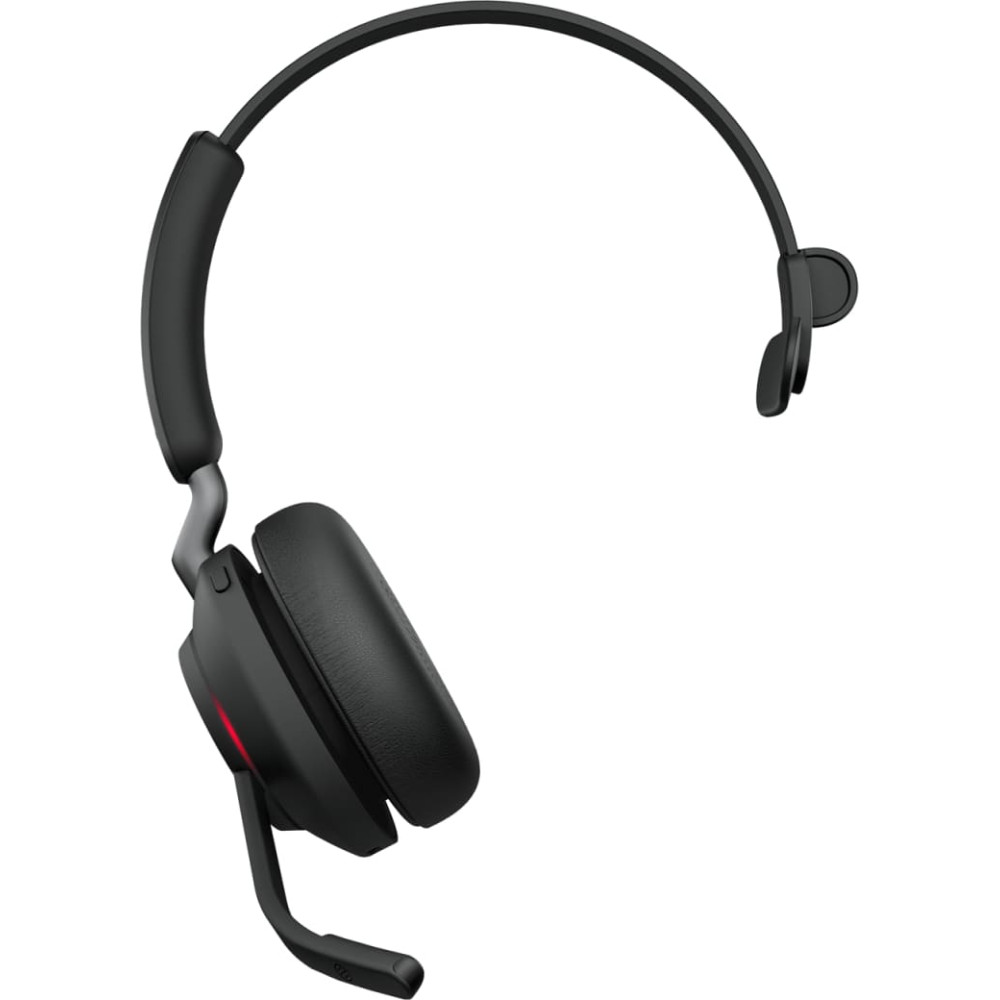 Jabra Evolve2 65 Link380c UC Mono Austiņas Bezvadu Birojs / zvanu centrs USB Veids-C Bluetooth Melns