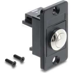 Delock Panel Mount Push-button black