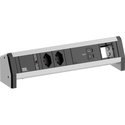 Bachmann DESK 2xCH 90&deg; 1xUSB C/C 100W, 1xCM