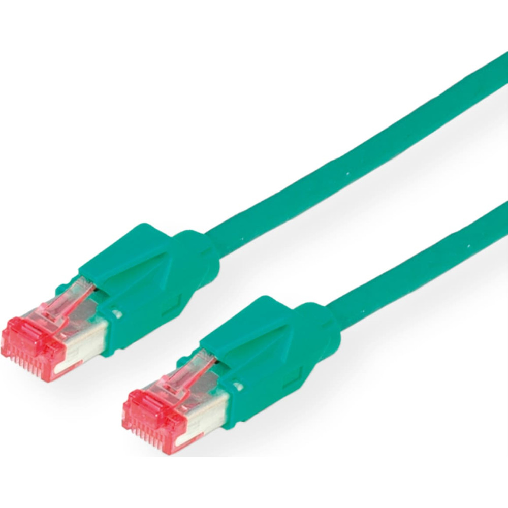 Secomp KERPEN Patchkabel Cat.6 (Class E) S/F, MegaLine F6-90, HiRose TM21, LSOH, gr&uuml;n, 20 m