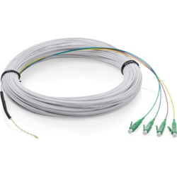 Digitus FTTH drop cable, singlemode, 4 fibers, 4 LC/APC, 30 m