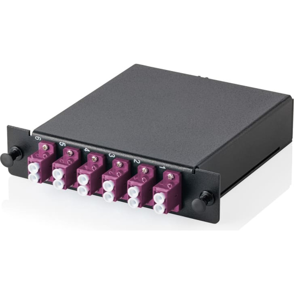 Digitus MPO cassette, multimode OM4, LC/DX, LC to MPO, for 3 cassette fields