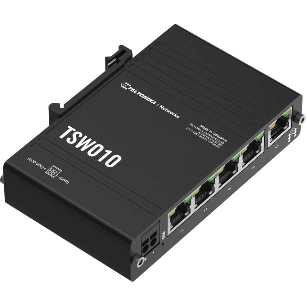 Teltonika TSW010 Ethernet Switch DIN Rail