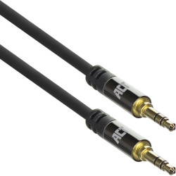 ACT 2XSTEREO 3,5MM M/M BK 3.00M