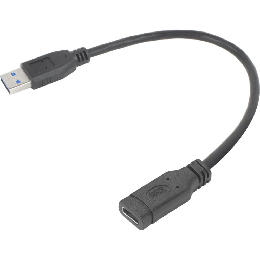 ACT USB-A M - USB-C F ADAPTER 0,2M