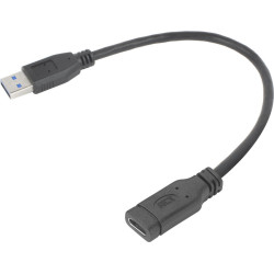 ACT USB-A M - USB-C F ADAPTER 0,2M