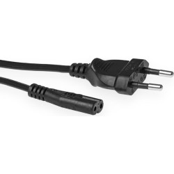 ACT POWERCORD EURO - C7 BK 0.25M