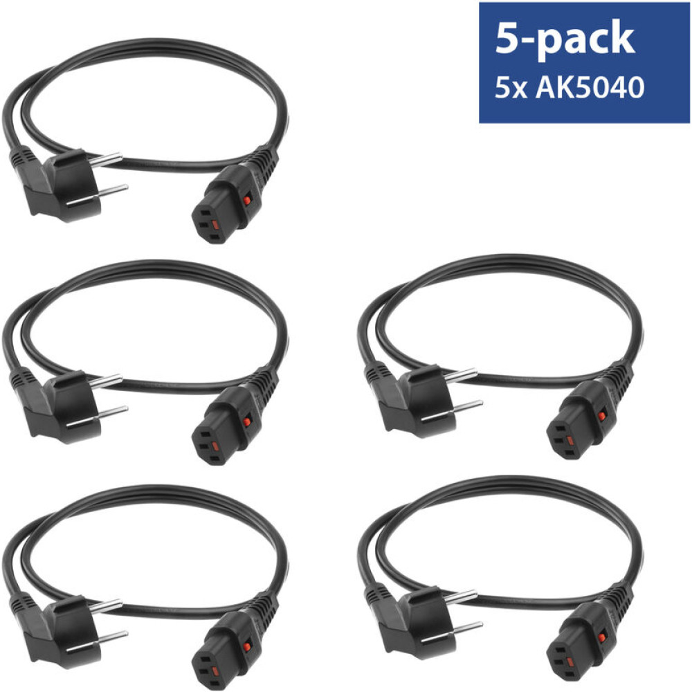 ACT PWRCORD RA - C13 LOCK 2M 5PCS
