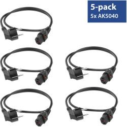 ACT PWRCORD RA - C13 LOCK 2M 5PCS