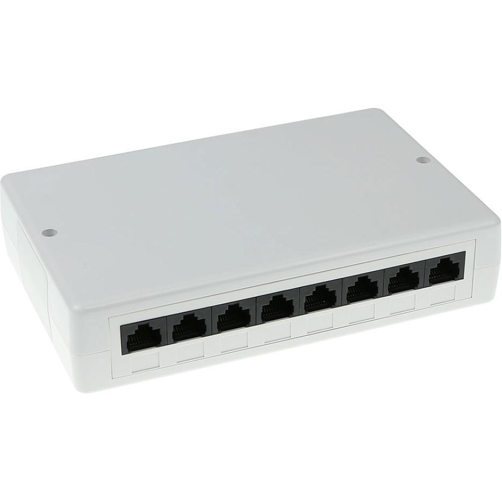 ACT MOUNTBOX C5E 8 PRT UNSHIELDED