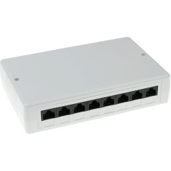 ACT MOUNTBOX C5E 8 PRT UNSHIELDED