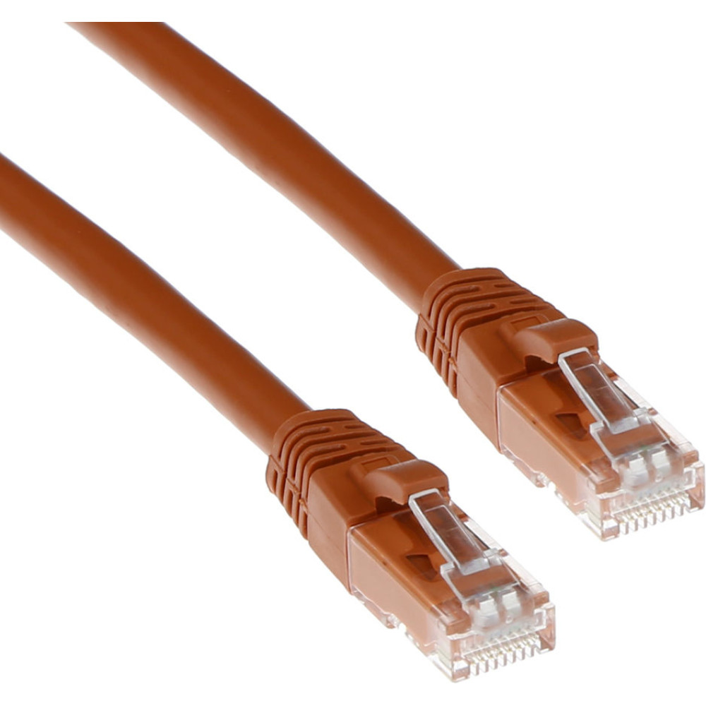 ACT CAT6A U/UTP SNAGLESS BN  1.00M