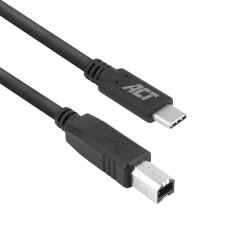 ACT USB-C M TO USB-B M 2.0 1.8M