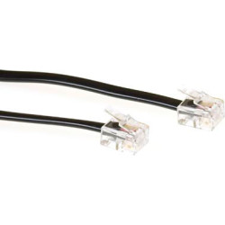 ACT RJ11-RJ11 CABLE BLACK    2.00M