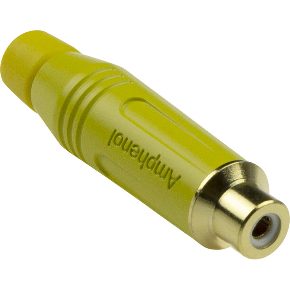 Amphenol RCA FEMALE PLUG YELLOW