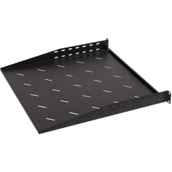 WP RACK FIXED SHELF 1U 350MM BLACK
