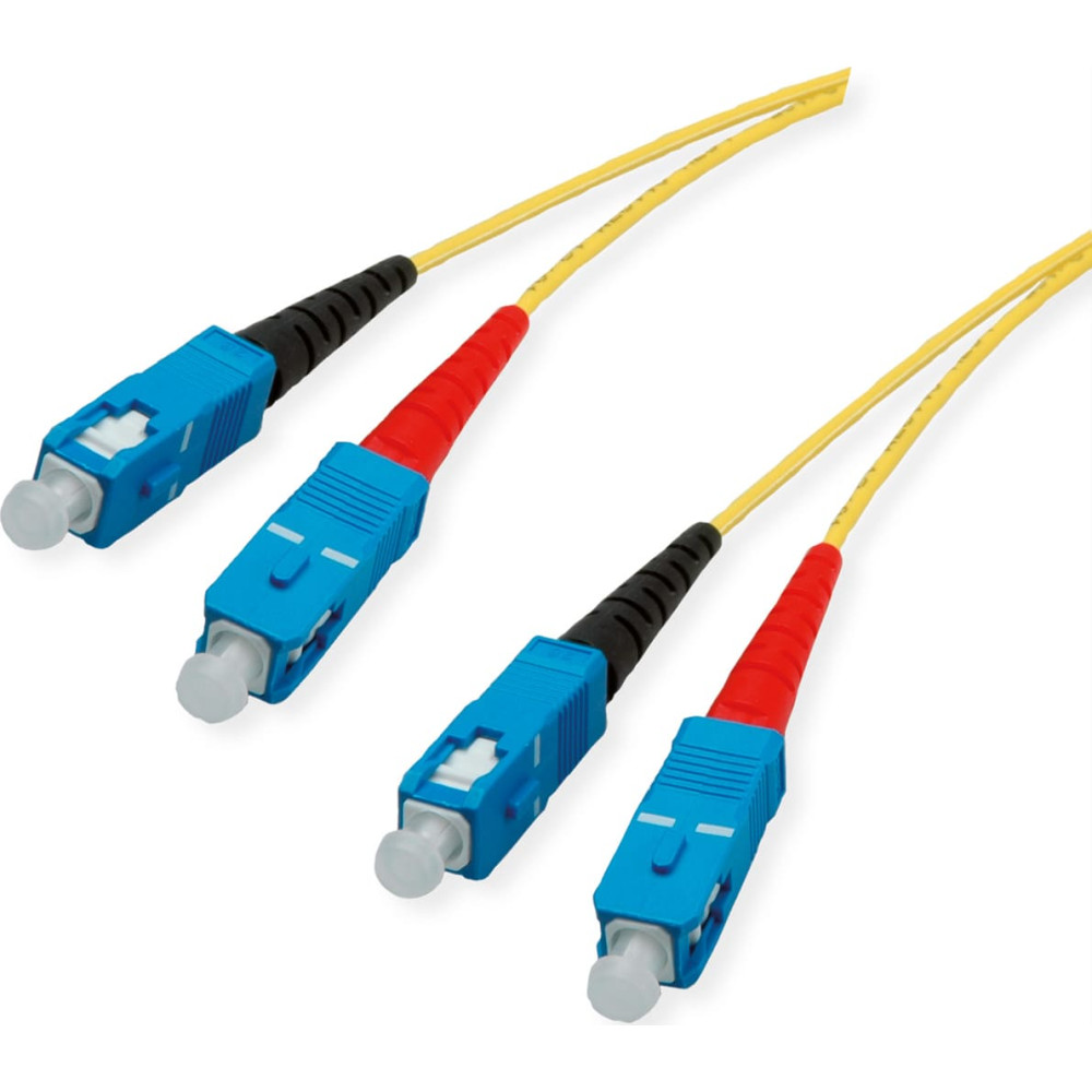 Divers Quality LWL-Kabel Single Mode E9/125&micro;m OS2, SC/SC, gelb, 2 m