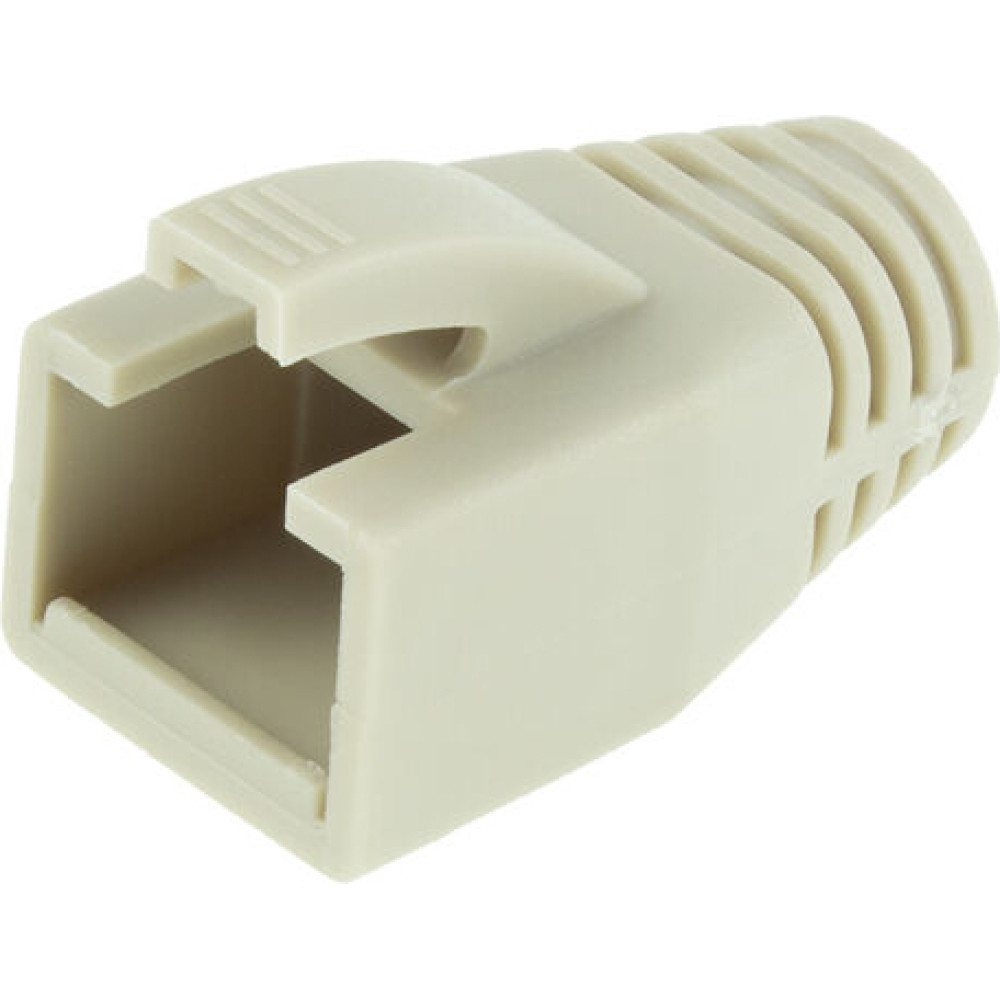 ACT CABLE BOOT RJ45 8.0MM GREY Bag 25 pcs