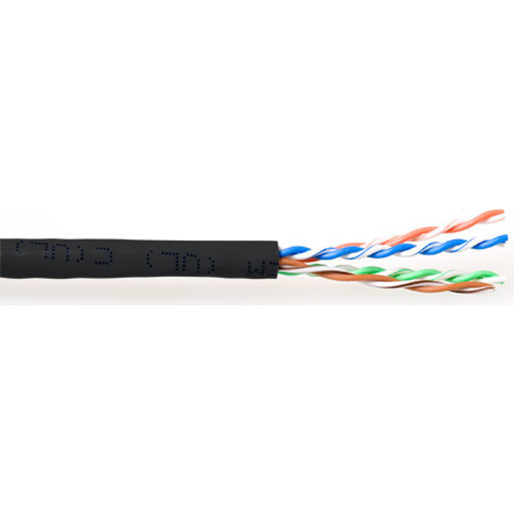 ACT C6 U/UTP PATCH PVC BLACK  305M