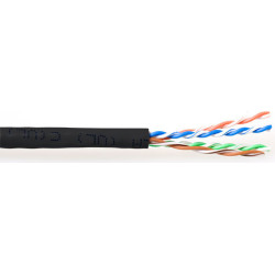 ACT C6 U/UTP PATCH PVC BLACK  305M