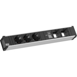 Bachmann CONI 3xCEE7/3 1xUSB C/C 65W, 2xCM L=0.2m