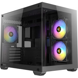 Antec CX600M ARGB B Micro-ATX Tower Gaming PC Case, black