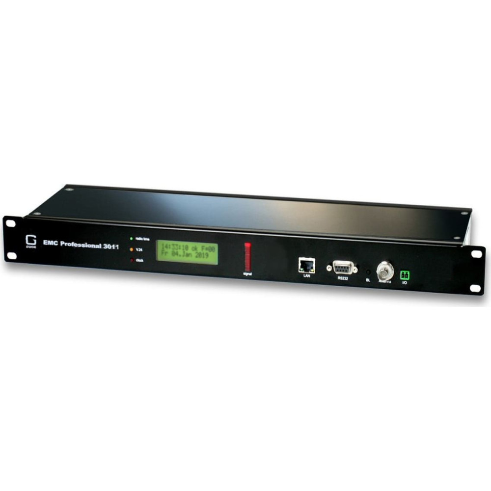 Gude EMC Professional 3011 for precise time in industrial IT networks, black