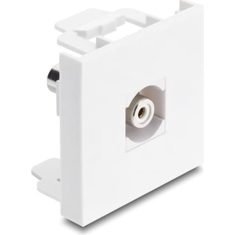 Delock Easy 45 Module RCA female to RCA female white / white