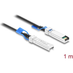 Delock Twinax Cable SFP28 male to SFP28 male 25 Gbps 1 m