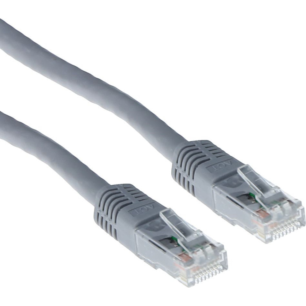 ACT CAT6A U/UTP LSZH GREY    3.00M