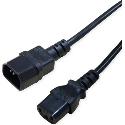 Secomp STANDARD Monitor Power Cable, IEC 320 C14 - C13, black, 1.8 m