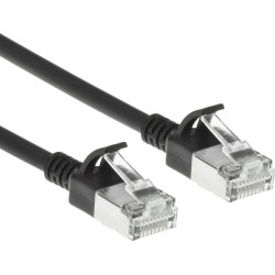 ACT CAT7 S/FTP SLIMLINE BK 0.50M