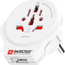Skross World to CH+IT+BRA USB