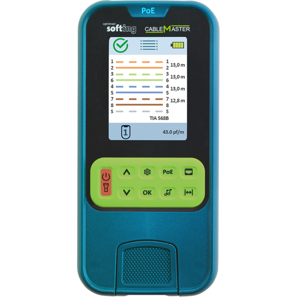 Softing It Networks SOFTING CableMaster PoE, Wiring and PoE++ tester