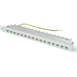 Telegärtner Karl Gärtner  TELEGÄRTNER 19"-Verteiler MPP16 1 HE, Kat.6A (Class EA) (ISO/IEC), 16 Ports