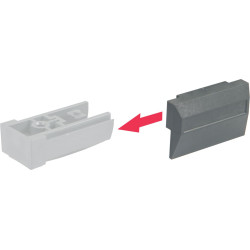 Schroff Stacking Aid Kit for RatiopacPRO/-Air Case or Interscale, RAL 7016