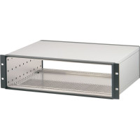 Schroff RatiopacPRO 19" Rack Mount Case, Retrofittable Shielding, 6 U, 84 HP, 375 mm