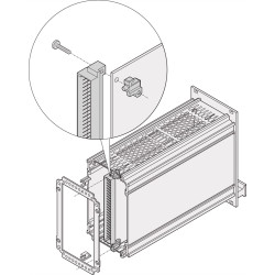 Schroff Frame Type Plug-In Unit PCB Mounting Support from Slot 2 on, 5 Pairs