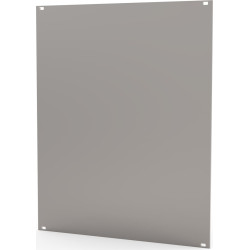 Schroff Front Panel, Unshielded, 6 U, 42 HP, 2.5 mm, Al, Anodized, Untreated Edges