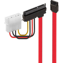 Lindy 0.3m Internal SATA - Data & Power (5V)