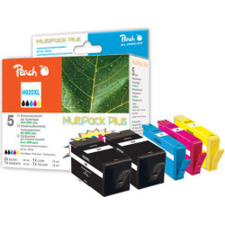 Peach 319222 tintes kārtridžs 5 pcs Augsta (XL) produktivitāte Melns, Tirkīzzils, Fuksīns, Dzeltens