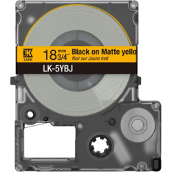 Epson C53S672074 label-making tape Black on yellow